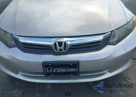 2012 Honda Civic Lx из США, поврежденный, VIN 2HGFB2F53CH311765